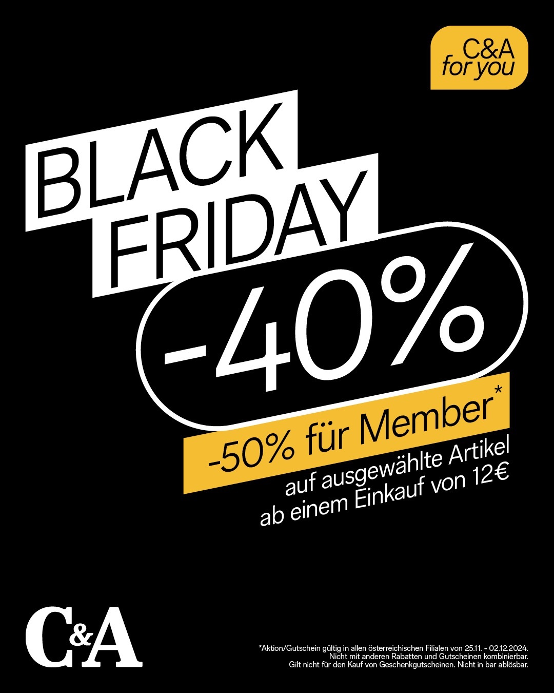 C&A bLACK WEEK